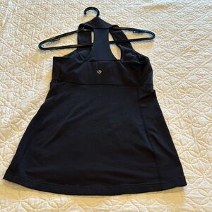 Lululemon Black Racerback Tank Top